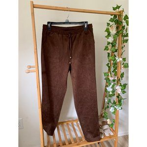 NWT Max Studio Suede Joggers
